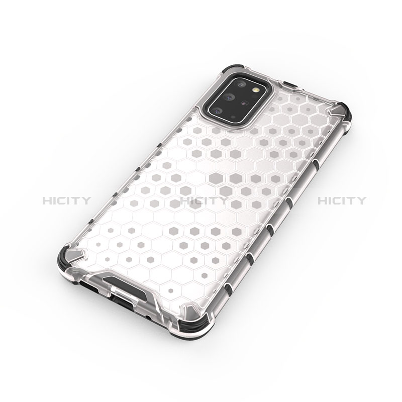 Silikon Schutzhülle Rahmen Tasche Hülle Durchsichtig Transparent 360 Grad Ganzkörper AM1 für Samsung Galaxy S20 Plus