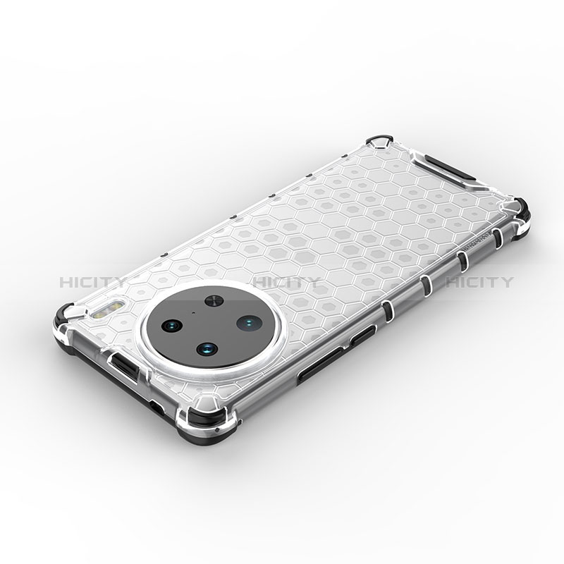 Silikon Schutzhülle Rahmen Tasche Hülle Durchsichtig Transparent 360 Grad Ganzkörper AM1 für Vivo X90 Pro 5G