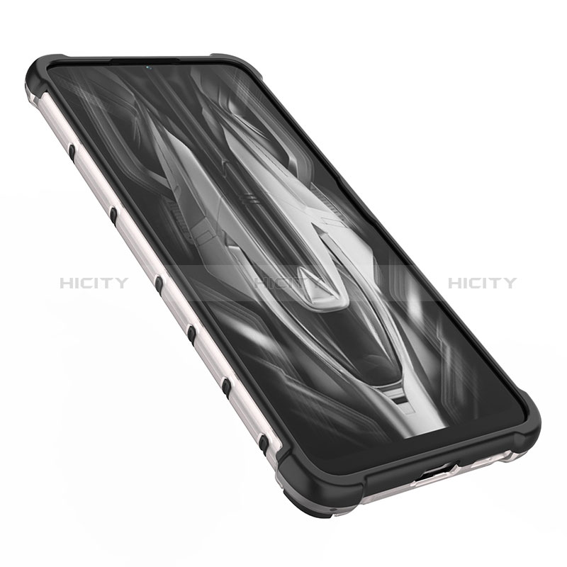 Silikon Schutzhülle Rahmen Tasche Hülle Durchsichtig Transparent 360 Grad Ganzkörper AM1 für Xiaomi Redmi K50 5G