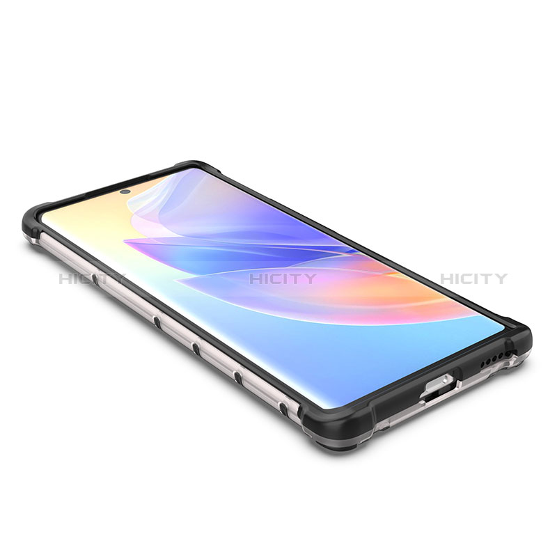 Silikon Schutzhülle Rahmen Tasche Hülle Durchsichtig Transparent 360 Grad Ganzkörper AM2 für Huawei Honor 60 SE 5G