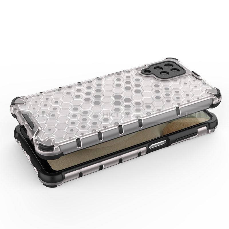 Silikon Schutzhülle Rahmen Tasche Hülle Durchsichtig Transparent 360 Grad Ganzkörper AM2 für Samsung Galaxy A12 5G