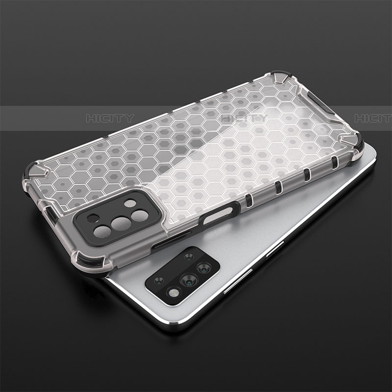 Silikon Schutzhülle Rahmen Tasche Hülle Durchsichtig Transparent 360 Grad Ganzkörper AM2 für Samsung Galaxy F52 5G
