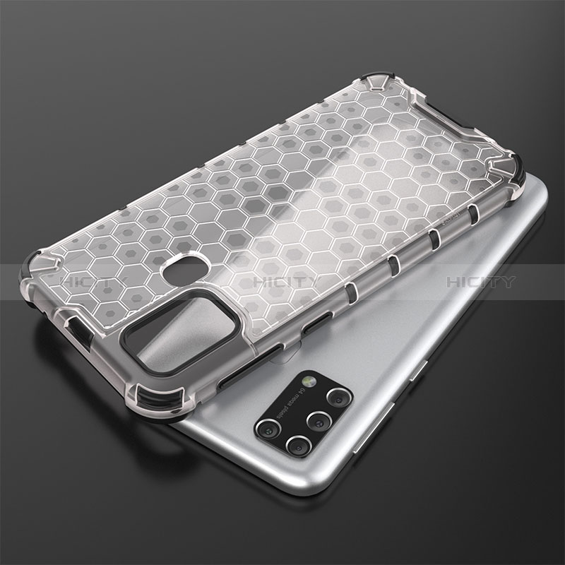 Silikon Schutzhülle Rahmen Tasche Hülle Durchsichtig Transparent 360 Grad Ganzkörper AM2 für Samsung Galaxy M31 Prime Edition