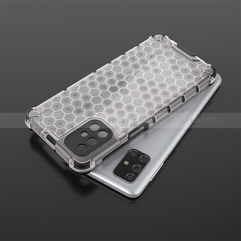 Silikon Schutzhülle Rahmen Tasche Hülle Durchsichtig Transparent 360 Grad Ganzkörper AM2 für Samsung Galaxy M31s