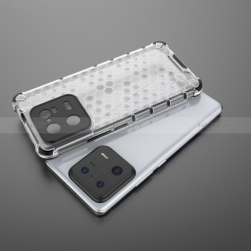 Silikon Schutzhülle Rahmen Tasche Hülle Durchsichtig Transparent 360 Grad Ganzkörper AM2 für Xiaomi Mi 13 Pro 5G