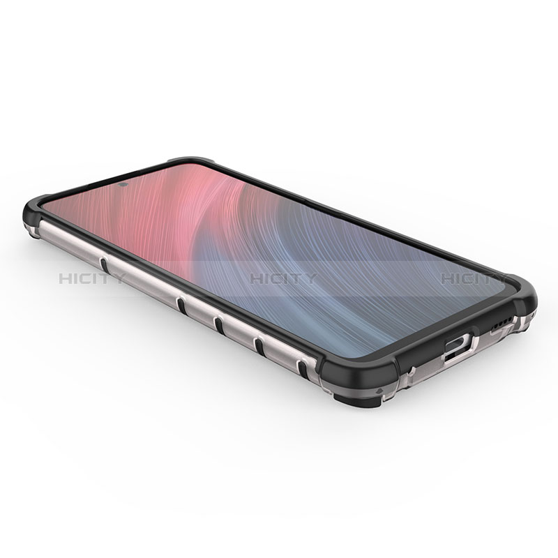 Silikon Schutzhülle Rahmen Tasche Hülle Durchsichtig Transparent 360 Grad Ganzkörper AM2 für Xiaomi Poco X3 GT 5G groß