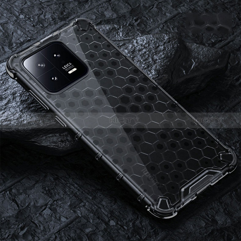 Silikon Schutzhülle Rahmen Tasche Hülle Durchsichtig Transparent 360 Grad Ganzkörper AM3 für Xiaomi Mi 13 Pro 5G groß