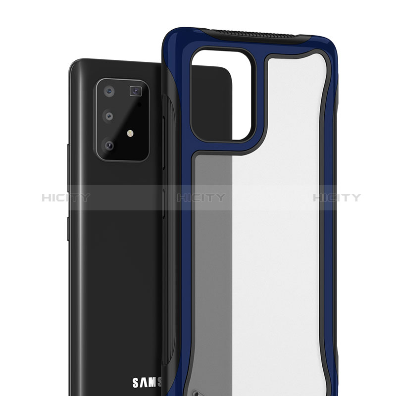 Silikon Schutzhülle Rahmen Tasche Hülle Durchsichtig Transparent 360 Grad Ganzkörper für Samsung Galaxy S10 Lite