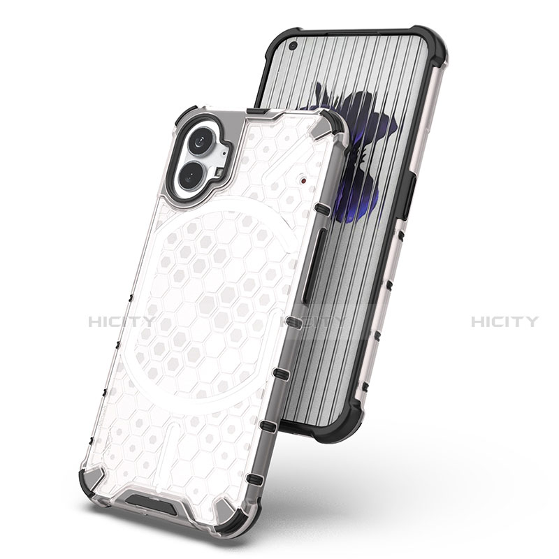 Silikon Schutzhülle Rahmen Tasche Hülle Durchsichtig Transparent 360 Grad Ganzkörper M02 für Nothing Phone 1