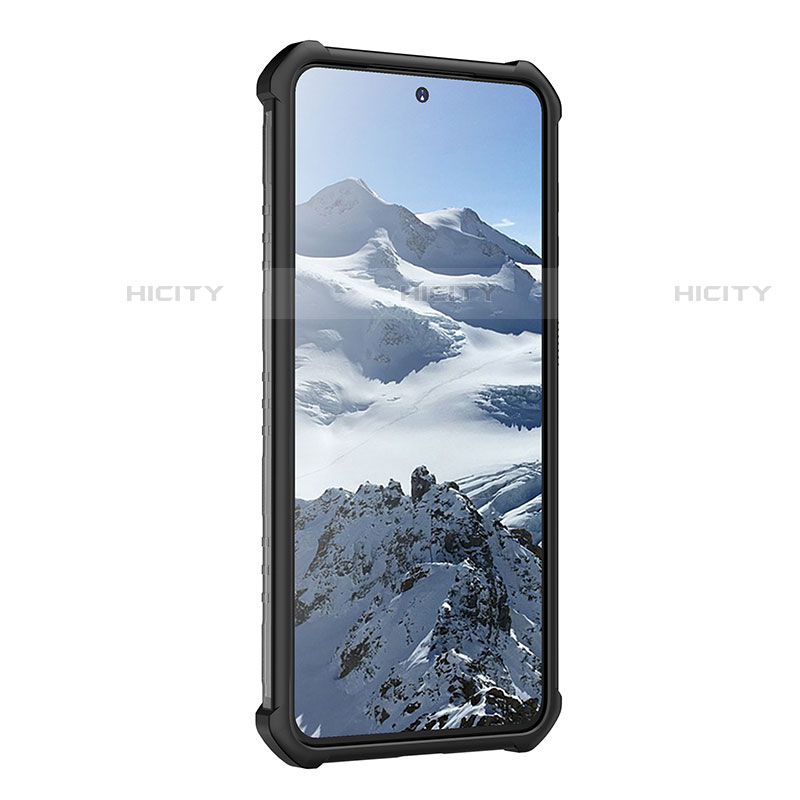 Silikon Schutzhülle Rahmen Tasche Hülle Durchsichtig Transparent 360 Grad Ganzkörper M06 für Samsung Galaxy S22 5G