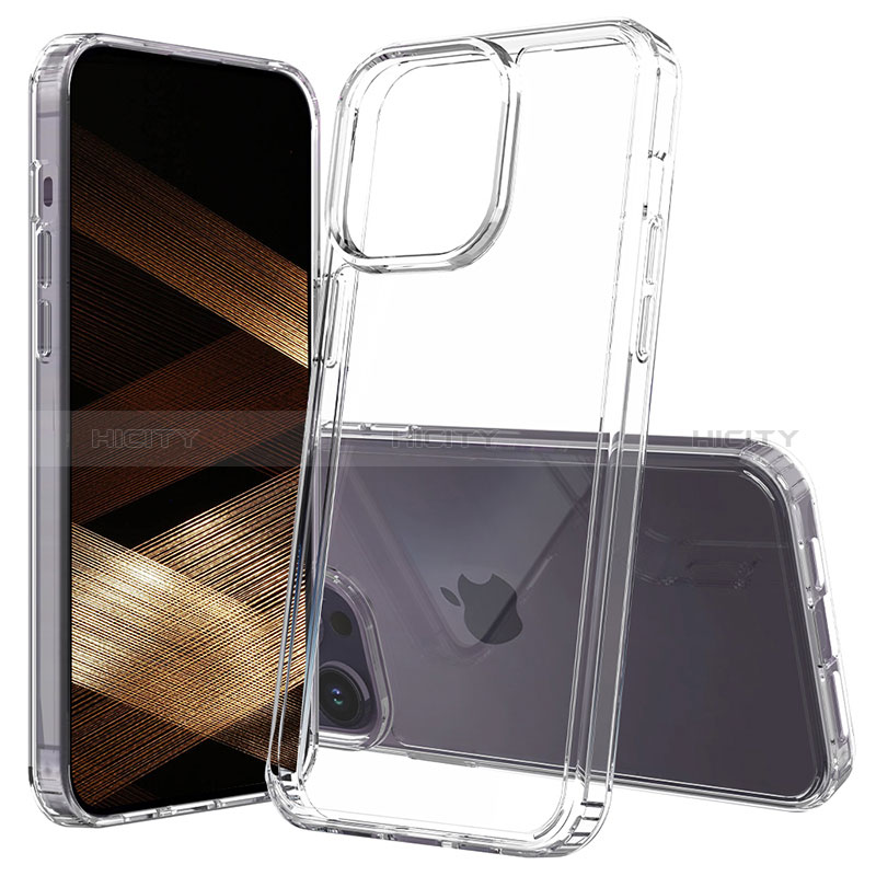 Silikon Schutzhülle Rahmen Tasche Hülle Durchsichtig Transparent 360 Grad Ganzkörper ZJ2 für Apple iPhone 13 Pro