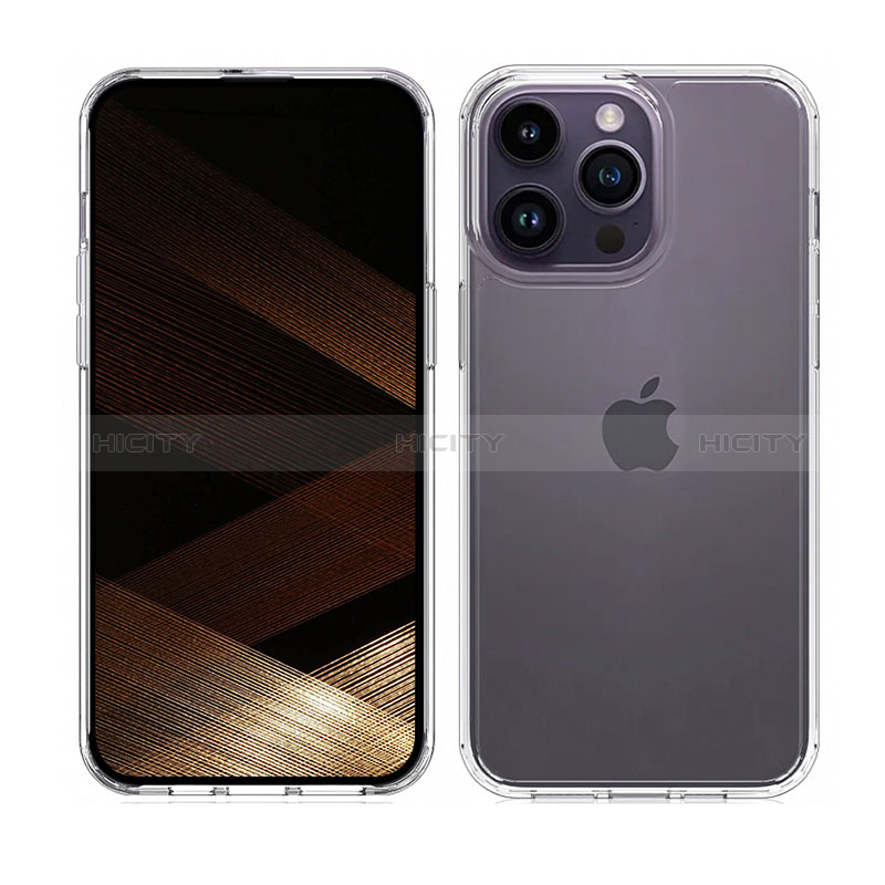 Silikon Schutzhülle Rahmen Tasche Hülle Durchsichtig Transparent 360 Grad Ganzkörper ZJ2 für Apple iPhone 13 Pro