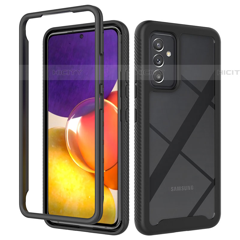 Silikon Schutzhülle Rahmen Tasche Hülle Durchsichtig Transparent 360 Grad Ganzkörper ZJ4 für Samsung Galaxy A05s groß