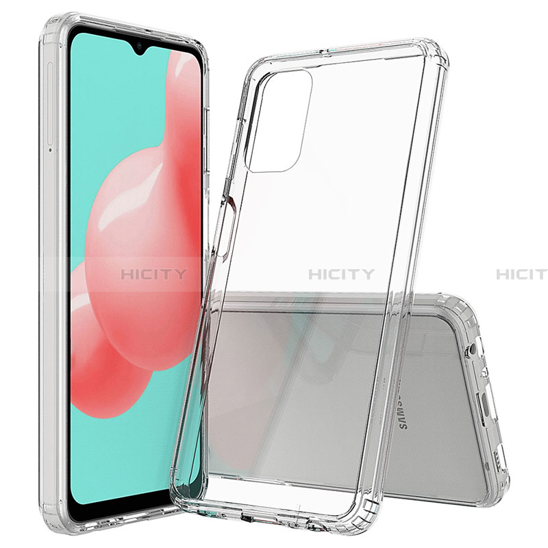 Silikon Schutzhülle Rahmen Tasche Hülle Durchsichtig Transparent 360 Grad Ganzkörper ZJ4 für Samsung Galaxy A32 4G