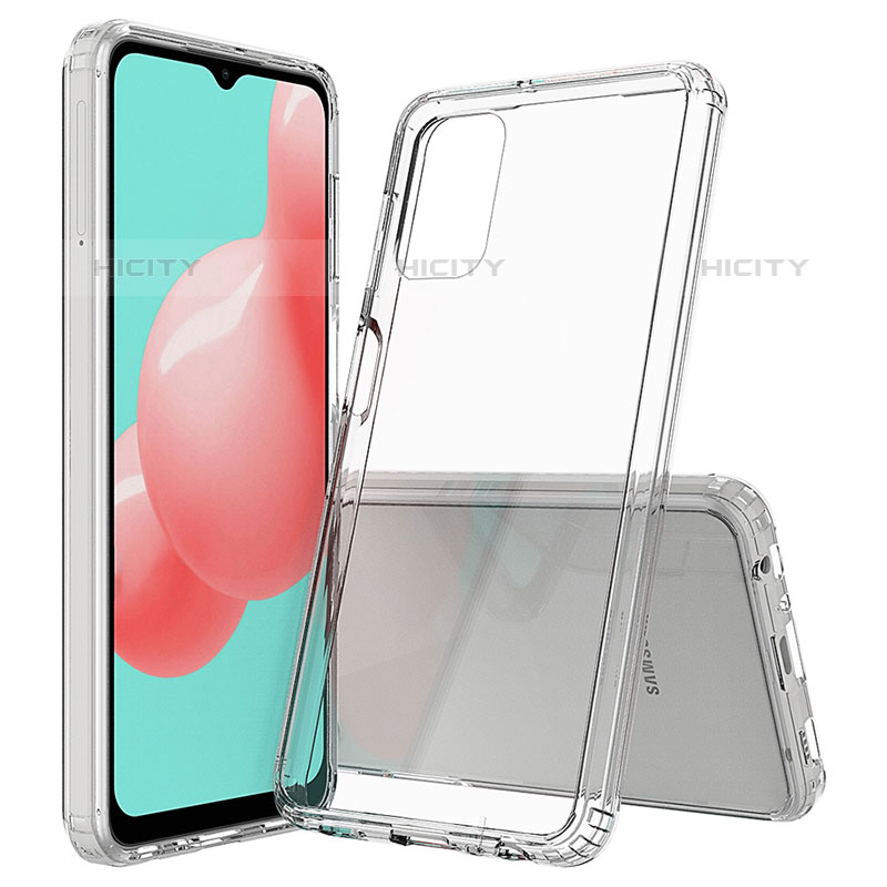 Silikon Schutzhülle Rahmen Tasche Hülle Durchsichtig Transparent 360 Grad Ganzkörper ZJ4 für Samsung Galaxy M32 5G