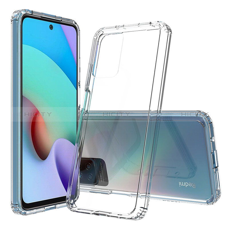 Silikon Schutzhülle Rahmen Tasche Hülle Durchsichtig Transparent 360 Grad Ganzkörper ZJ5 für Xiaomi Redmi 10 (2022)