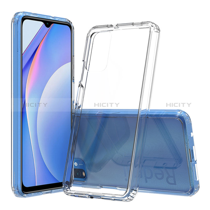 Silikon Schutzhülle Rahmen Tasche Hülle Durchsichtig Transparent 360 Grad Ganzkörper ZJ5 für Xiaomi Redmi 9 Power groß