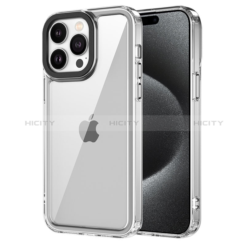 Silikon Schutzhülle Rahmen Tasche Hülle Durchsichtig Transparent AC1 für Apple iPhone 13 Pro Max