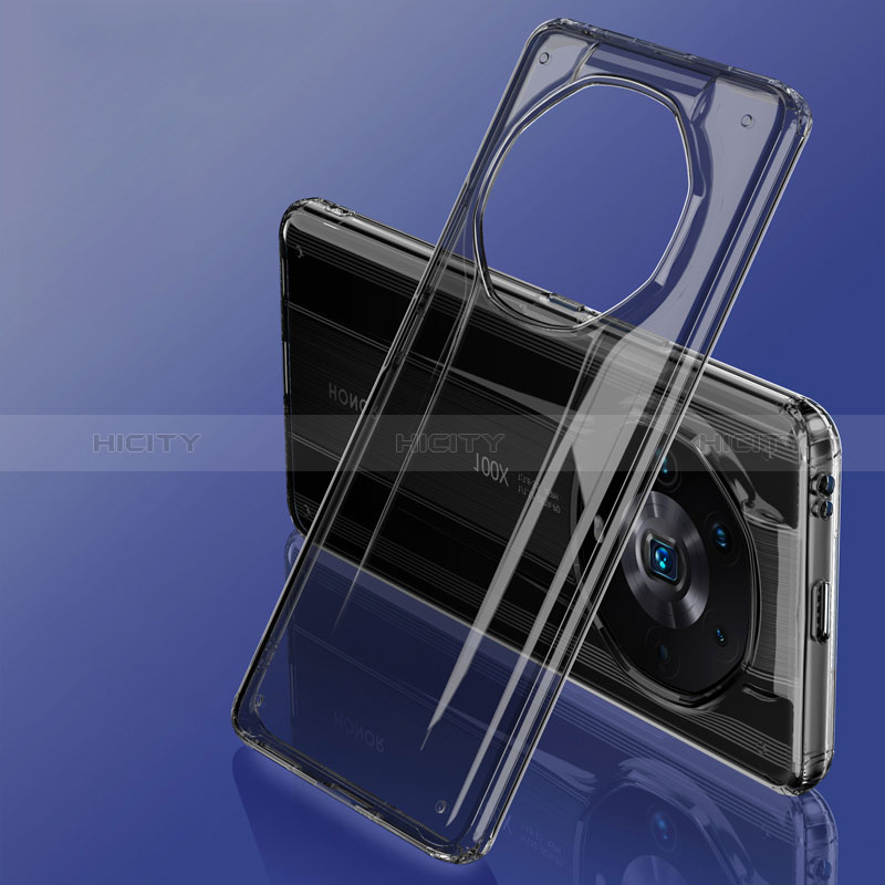 Silikon Schutzhülle Rahmen Tasche Hülle Durchsichtig Transparent AC1 für Huawei Honor Magic4 Ultimate 5G Schwarz