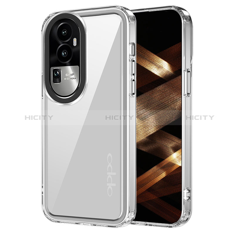 Silikon Schutzhülle Rahmen Tasche Hülle Durchsichtig Transparent AC1 für Oppo Reno10 Pro+ Plus 5G