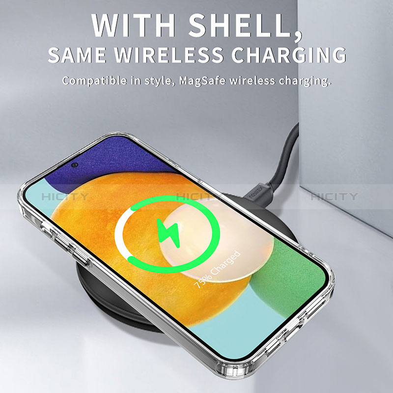Silikon Schutzhülle Rahmen Tasche Hülle Durchsichtig Transparent AC1 für Samsung Galaxy A52s 5G