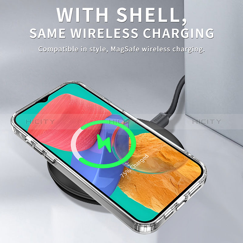 Silikon Schutzhülle Rahmen Tasche Hülle Durchsichtig Transparent AC1 für Samsung Galaxy M33 5G