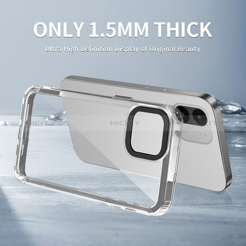 Silikon Schutzhülle Rahmen Tasche Hülle Durchsichtig Transparent AC1 für Xiaomi Poco C50