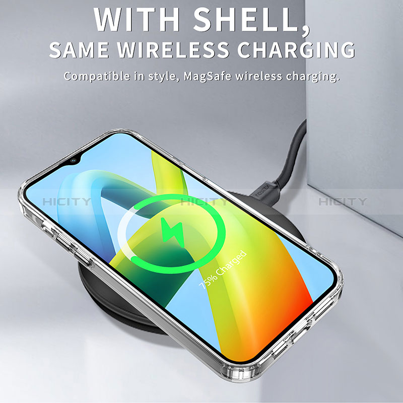 Silikon Schutzhülle Rahmen Tasche Hülle Durchsichtig Transparent AC1 für Xiaomi Poco C50