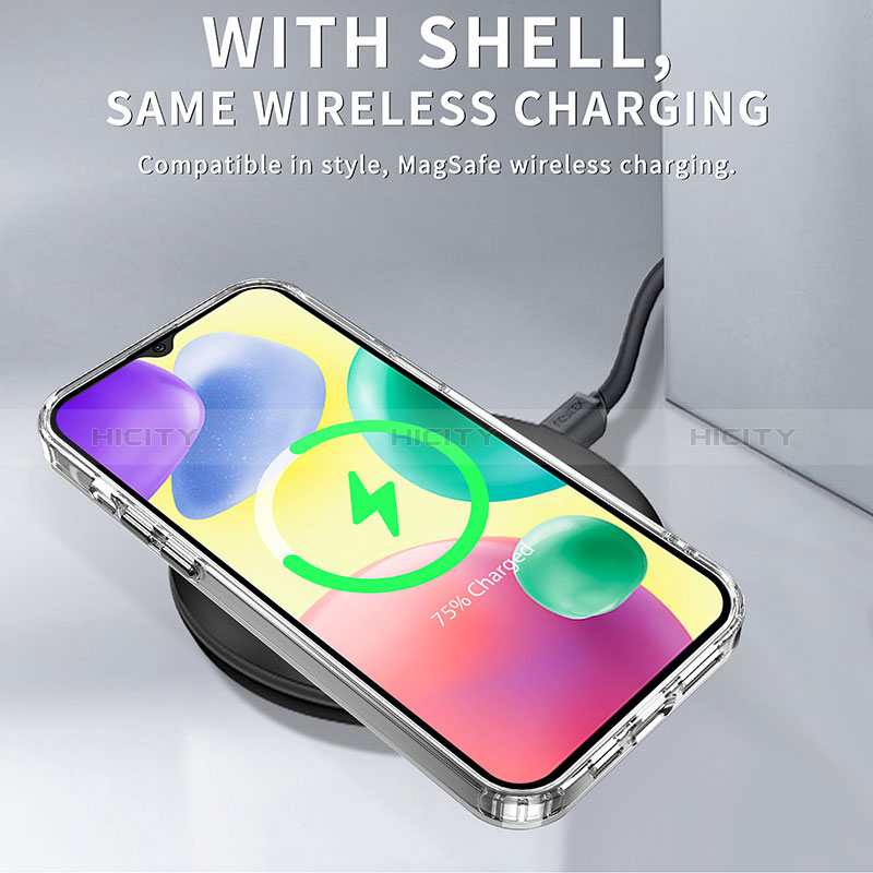 Silikon Schutzhülle Rahmen Tasche Hülle Durchsichtig Transparent AC1 für Xiaomi Poco C55 groß