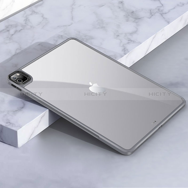 Silikon Schutzhülle Rahmen Tasche Hülle Durchsichtig Transparent für Apple iPad Pro 11 (2022) groß