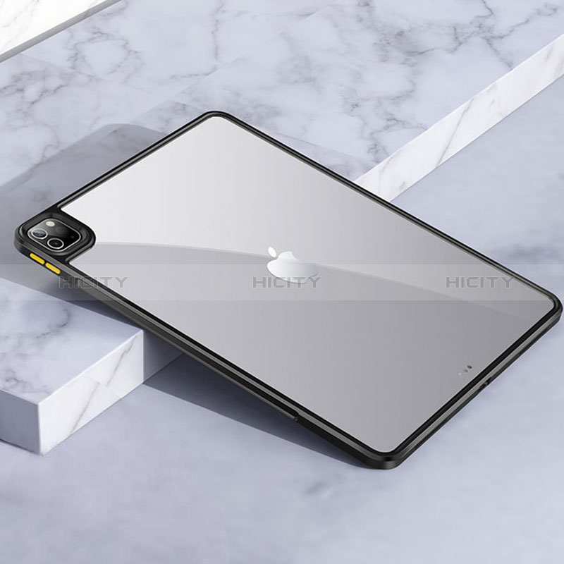 Silikon Schutzhülle Rahmen Tasche Hülle Durchsichtig Transparent für Apple iPad Pro 12.9 (2021) groß