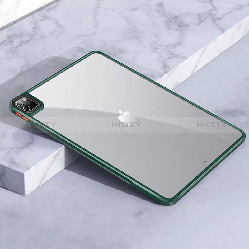 Silikon Schutzhülle Rahmen Tasche Hülle Durchsichtig Transparent für Apple iPad Pro 12.9 (2021) groß