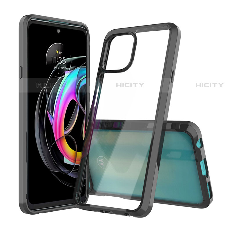 Silikon Schutzhülle Rahmen Tasche Hülle Durchsichtig Transparent für Motorola Moto Edge 20 Lite 5G