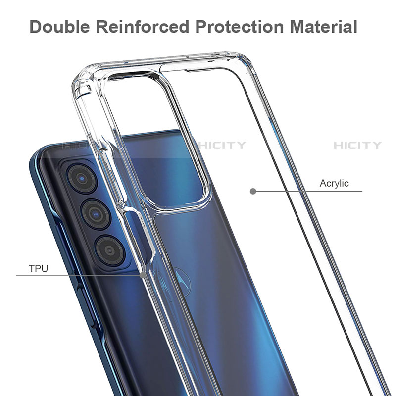 Silikon Schutzhülle Rahmen Tasche Hülle Durchsichtig Transparent für Motorola Moto Edge (2021) 5G