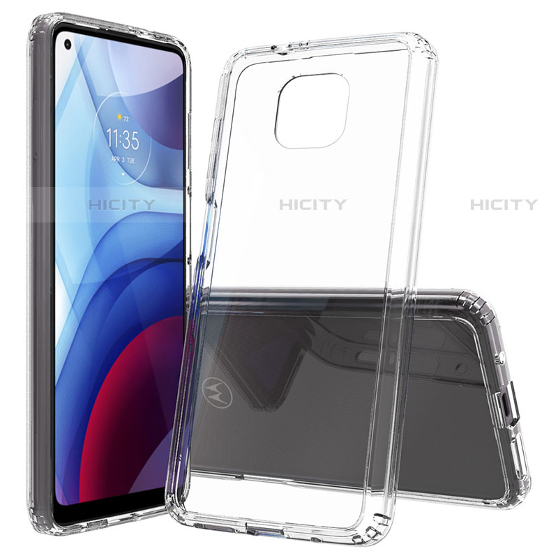 Silikon Schutzhülle Rahmen Tasche Hülle Durchsichtig Transparent für Motorola Moto G Power (2021)