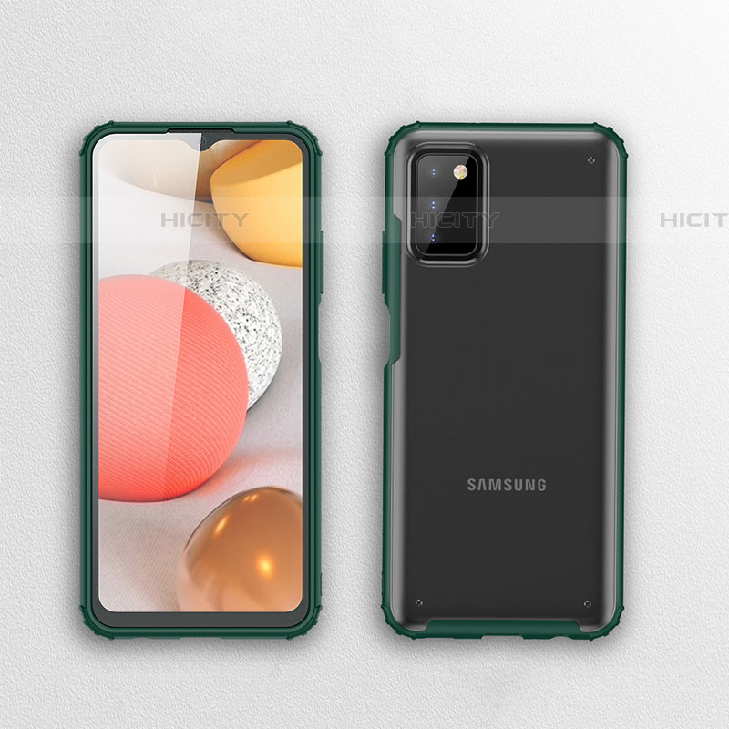 Silikon Schutzhülle Rahmen Tasche Hülle Durchsichtig Transparent für Samsung Galaxy A03s groß