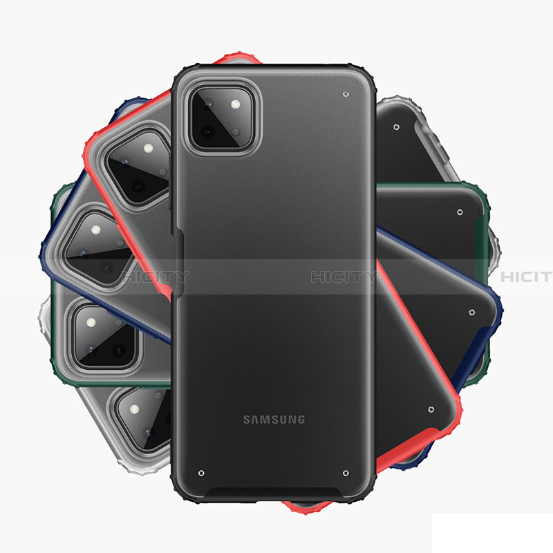 Silikon Schutzhülle Rahmen Tasche Hülle Durchsichtig Transparent für Samsung Galaxy A22 5G groß