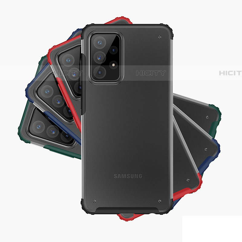 Silikon Schutzhülle Rahmen Tasche Hülle Durchsichtig Transparent für Samsung Galaxy A52 4G groß