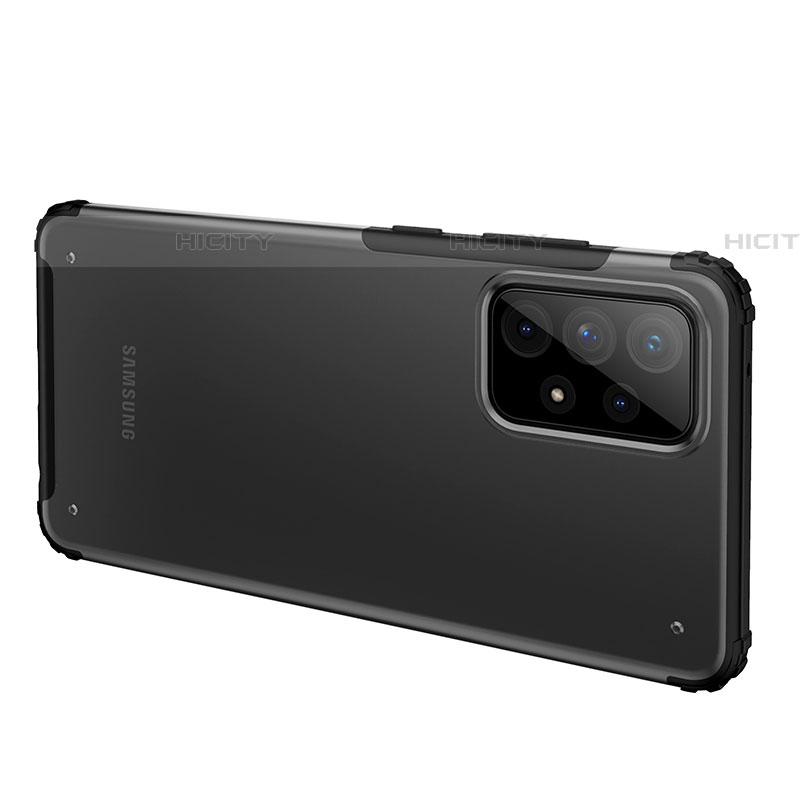 Silikon Schutzhülle Rahmen Tasche Hülle Durchsichtig Transparent für Samsung Galaxy A52 4G groß