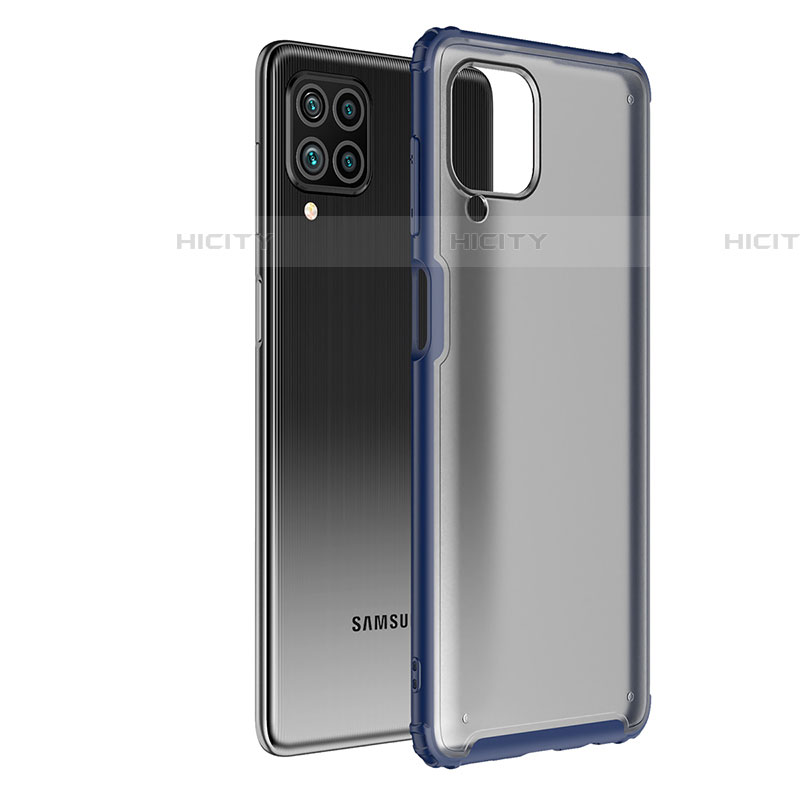 Silikon Schutzhülle Rahmen Tasche Hülle Durchsichtig Transparent für Samsung Galaxy F62 5G Blau Plus