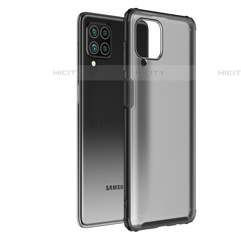 Silikon Schutzhülle Rahmen Tasche Hülle Durchsichtig Transparent für Samsung Galaxy F62 5G Schwarz Plus