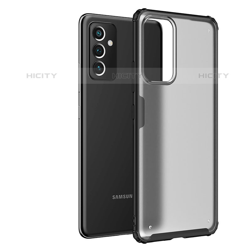 Silikon Schutzhülle Rahmen Tasche Hülle Durchsichtig Transparent für Samsung Galaxy Quantum2 5G Schwarz Plus