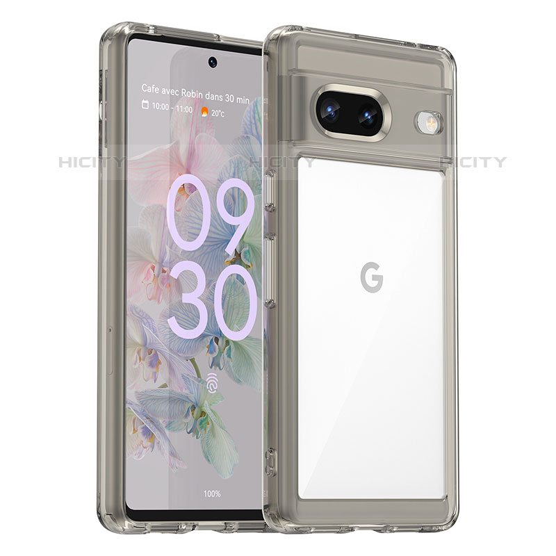 Silikon Schutzhülle Rahmen Tasche Hülle Durchsichtig Transparent J01S für Google Pixel 7 5G