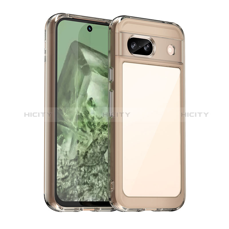 Silikon Schutzhülle Rahmen Tasche Hülle Durchsichtig Transparent J01S für Google Pixel 8a 5G groß