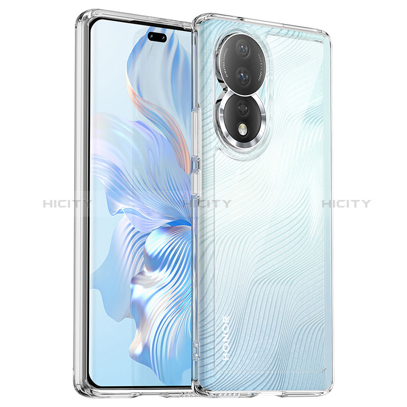 Silikon Schutzhülle Rahmen Tasche Hülle Durchsichtig Transparent J01S für Huawei Honor 80 5G groß