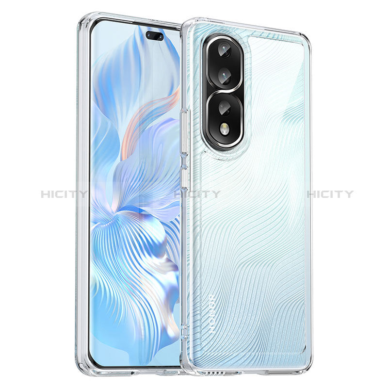 Silikon Schutzhülle Rahmen Tasche Hülle Durchsichtig Transparent J01S für Huawei Honor 80 Pro 5G Klar