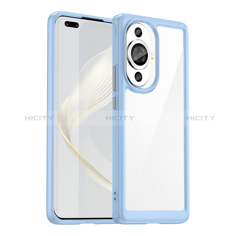 Silikon Schutzhülle Rahmen Tasche Hülle Durchsichtig Transparent J01S für Huawei Nova 11 Pro groß