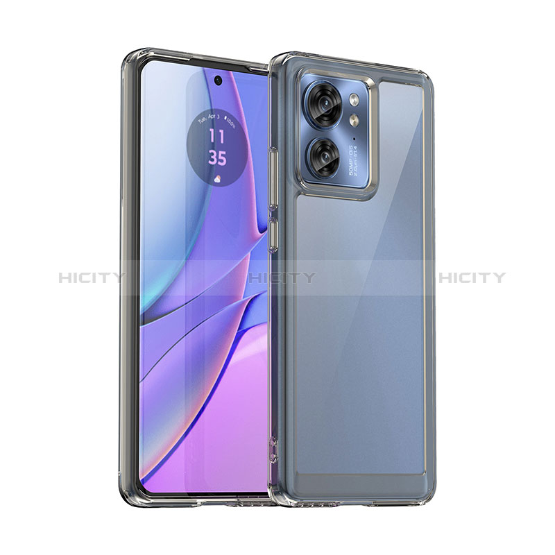 Silikon Schutzhülle Rahmen Tasche Hülle Durchsichtig Transparent J01S für Motorola Moto Edge (2023) 5G groß