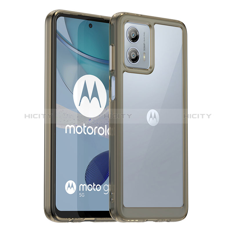 Silikon Schutzhülle Rahmen Tasche Hülle Durchsichtig Transparent J01S für Motorola Moto G53 5G