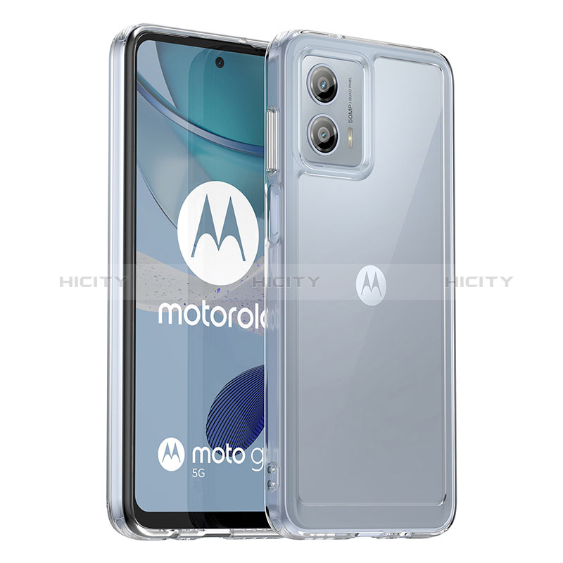 Silikon Schutzhülle Rahmen Tasche Hülle Durchsichtig Transparent J01S für Motorola Moto G53 5G